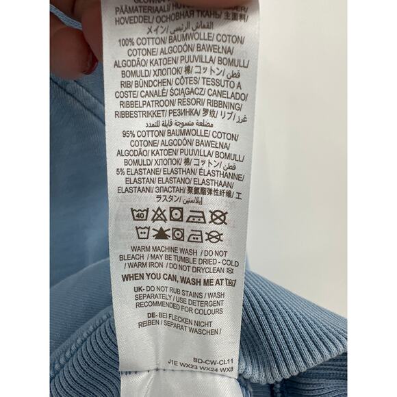 Boden Light Blue Stonewashed Hoodie Size 3-4 years - Picture 4 of 4